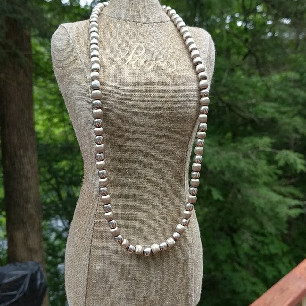 STERLING BEAD NECKLACE - Picture 14 of 16